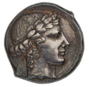 Tetradrachme, Leontinoi, um 430 v. Chr.