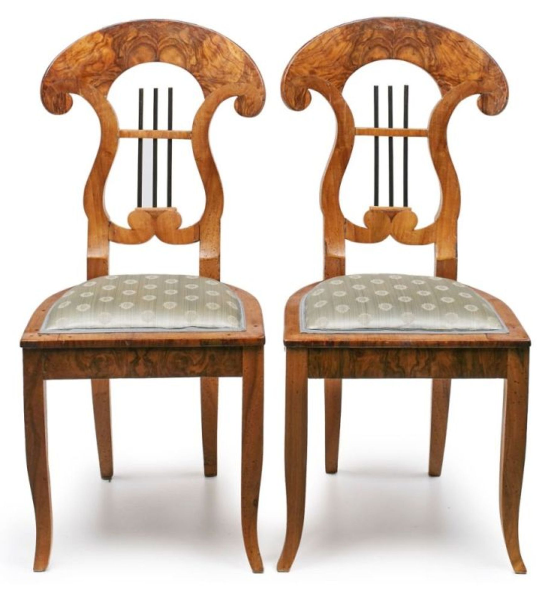 Paar Biedermeier-Stühle,