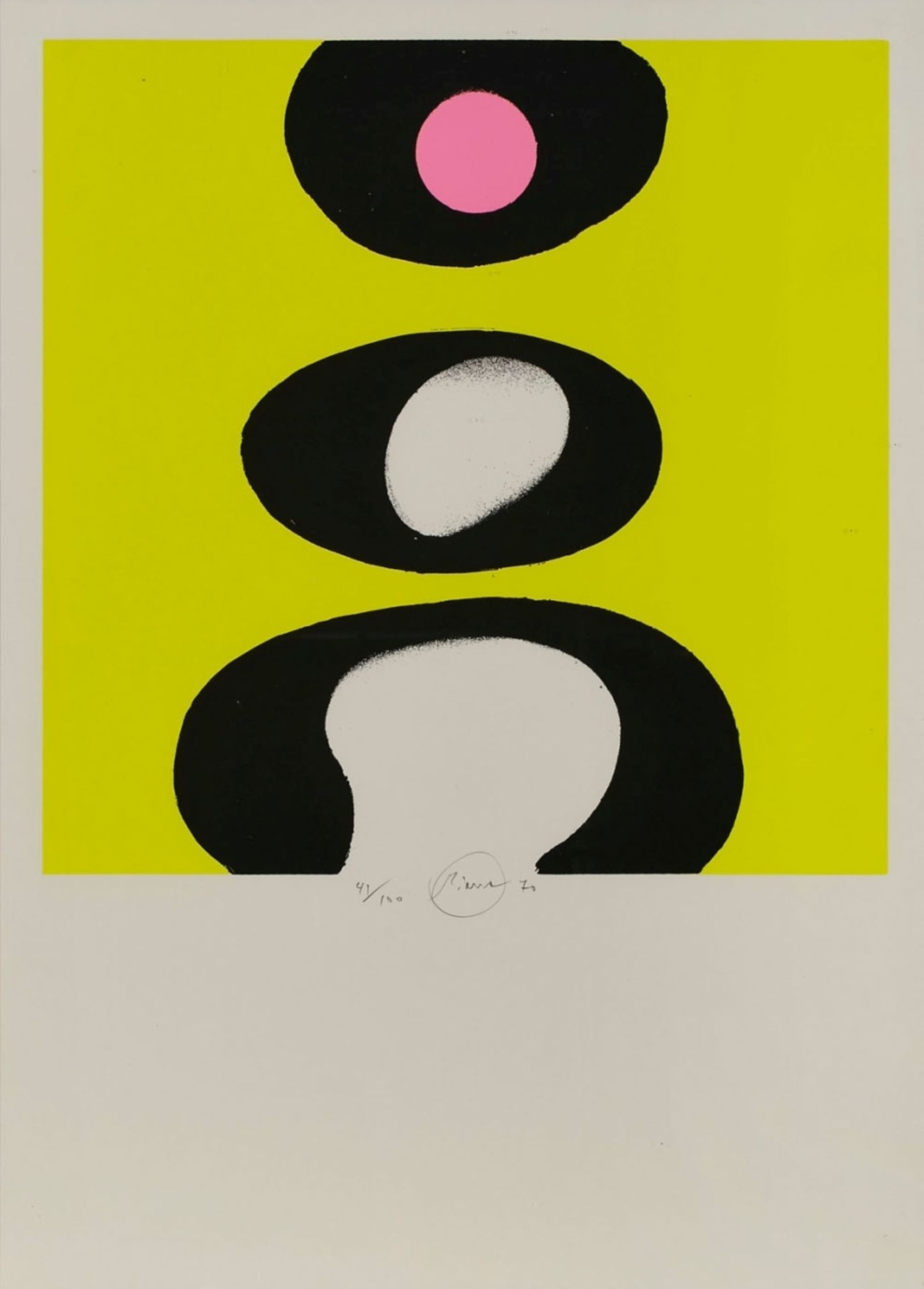 Serigraphie Otto Piene