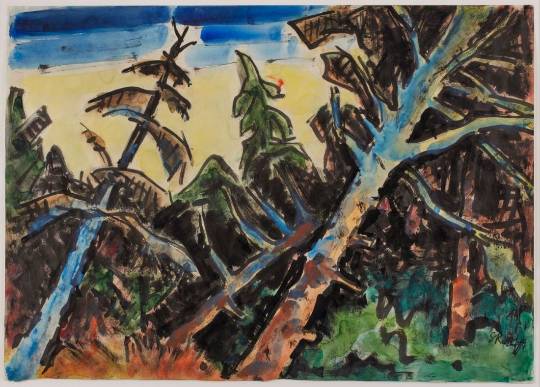 Aquarell Karl Schmidt-Rottluff