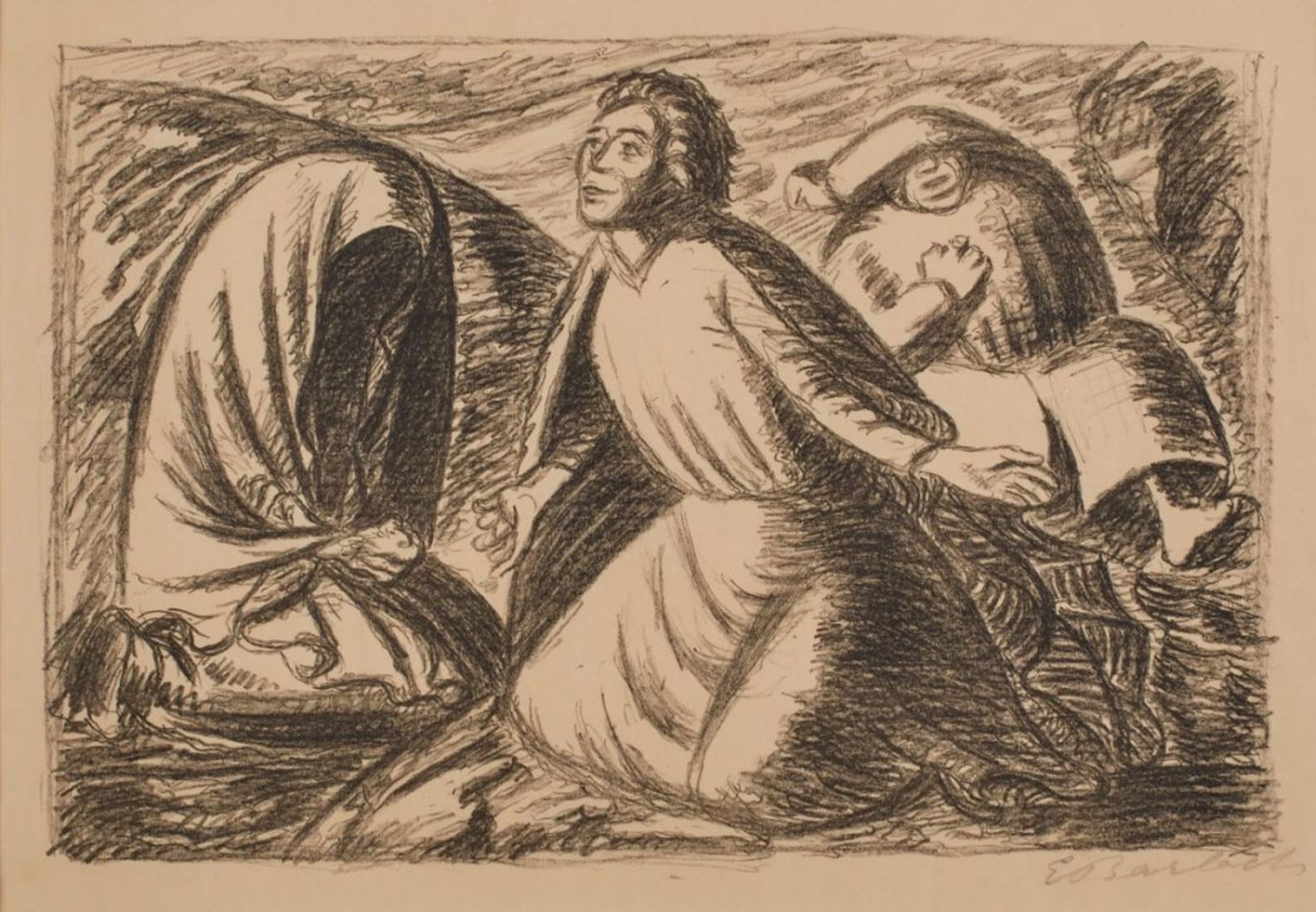 Lithografie Ernst Barlach