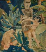 Aquarell Figurenmaler um 1930