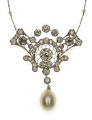 Jugendstil-Collier um 1900