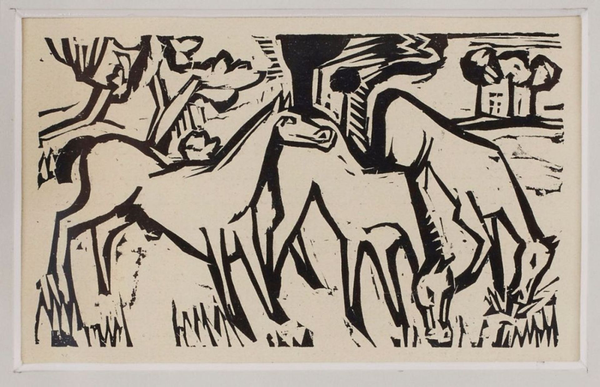 Holzschnitt Ernst Ludwig Kirchner