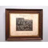 Two framed porting photographs by Alex Ayton of Edinburgh North Hockey Club seasons 1911/12 and