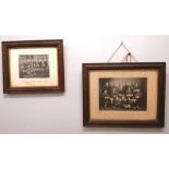 Two framed sporting photographs by Alex Ayton of Edinburgh Northern Hockey Club first 11 1905/06 and