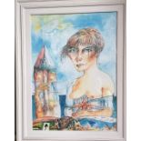 John Bellany CBE, RA, lithograph ltd ‘Celtic Voyage’. Signed and numbered 29/50 by the artist in