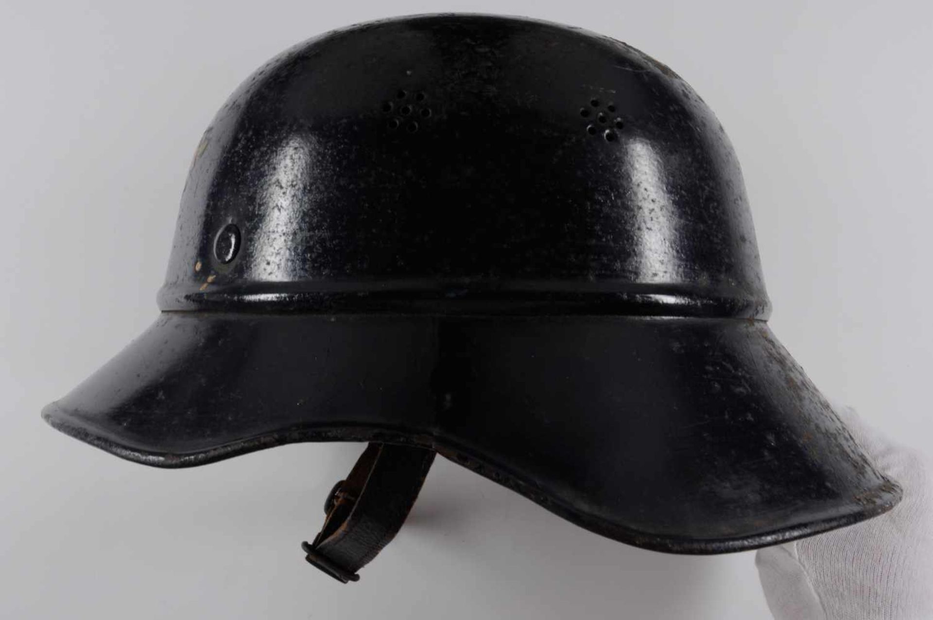 Kopfbedeckungen 3. Reich und 2. Weltkrieg Reichsluftschutzbund (RLB), Stahlhelm, blaugraue - Bild 5 aus 5
