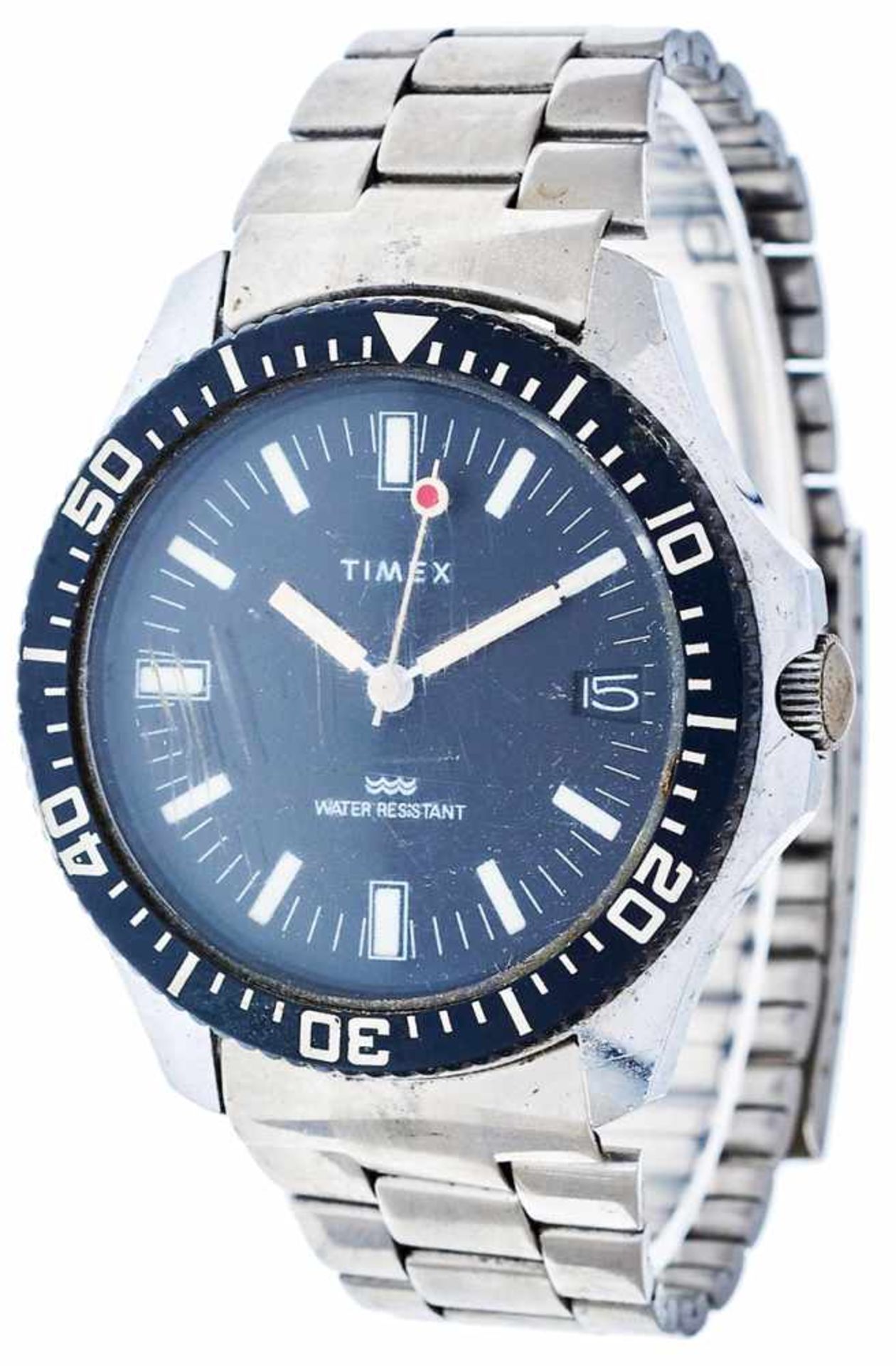 Herrenarmbanduhren divers Herrenarmbanduhr der Firma Timex mit Datumsanzeige und schwarzem