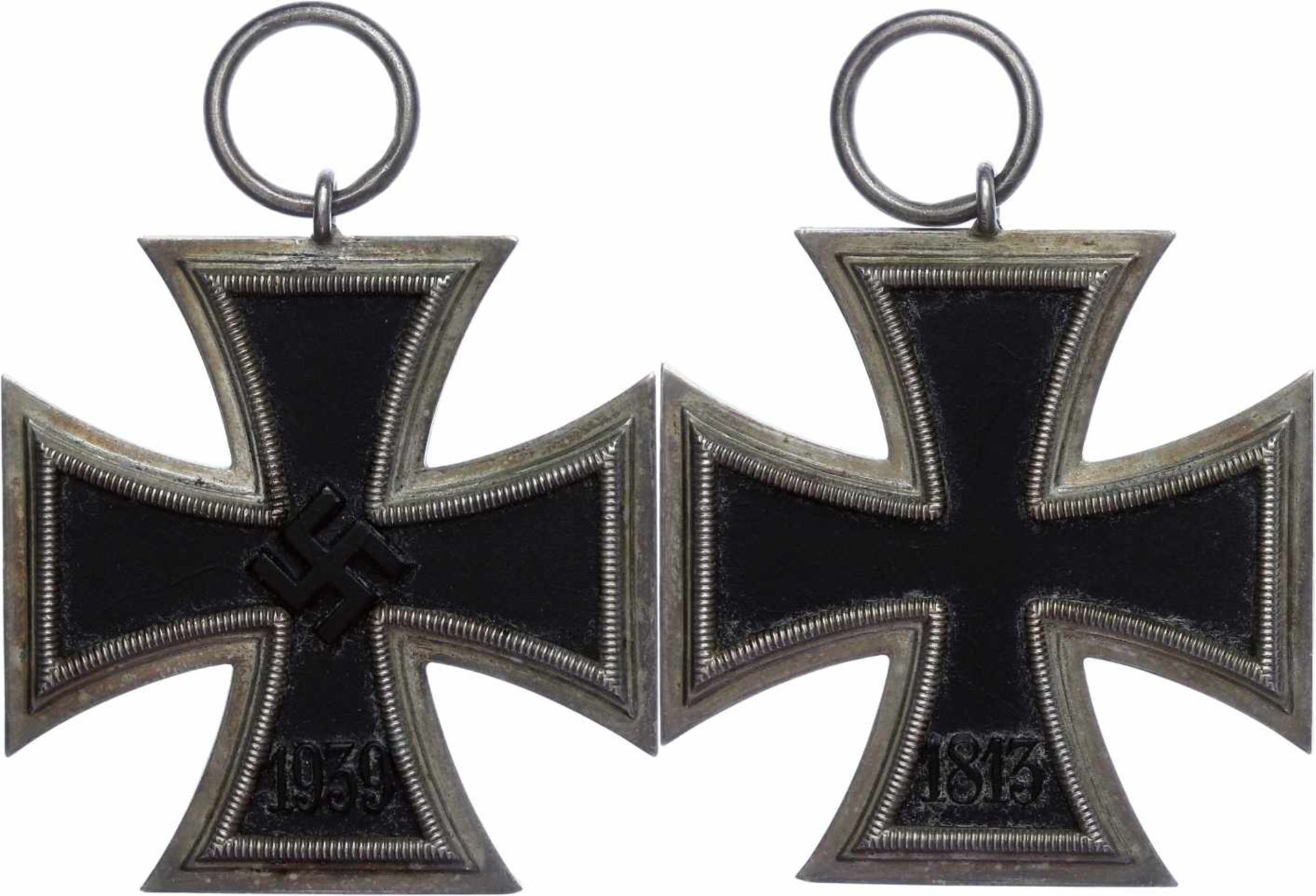 Allg. militärische Auszeichnungen 2. Weltkrieg Eisernes Kreuz 1939 2. Klasse, Zustand 2. Aus dem