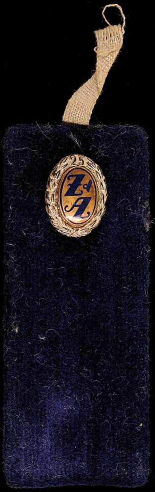 Kleinabzeichen, Mitgliedsnadeln 1871-1945 Zentralverband der Angestellten (ZdA), Silberne