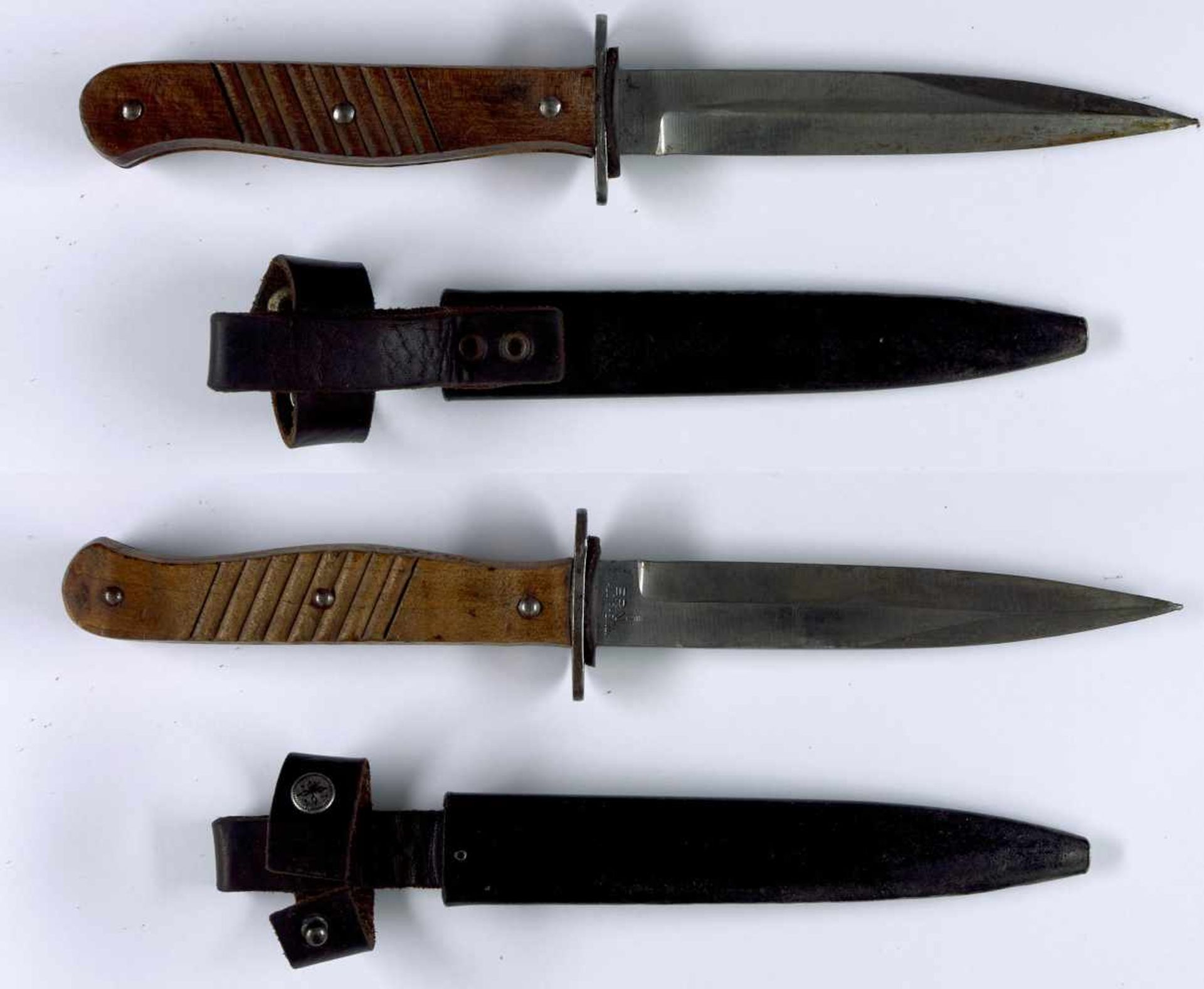 Blankwaffen Deutschland 1. Weltkrieg, Kampfmesser bzw. Grabendolch, einschneidige Klinge, mit
