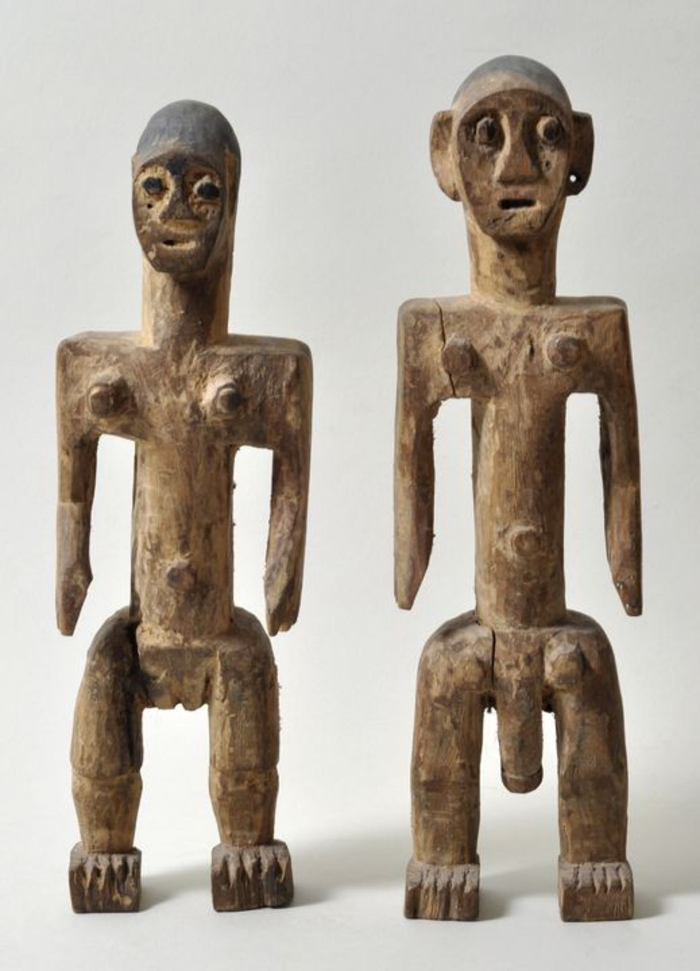 Paar Ahnenfiguren, Indonesien (wohl Ngada), um 1910