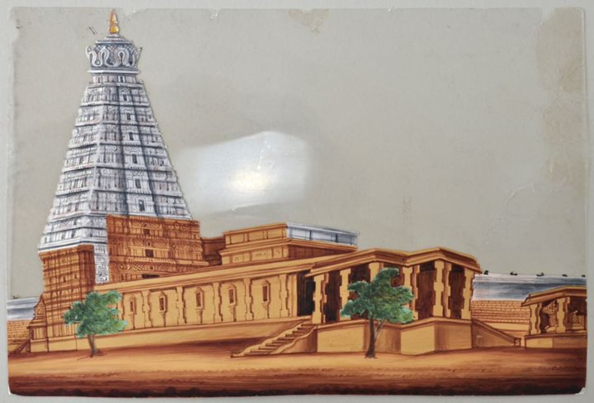 Company Paintings. Mika. Indien. Um 1850. - Bild 2 aus 4