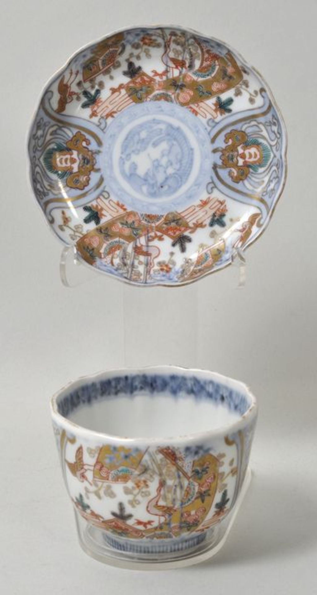 Koppchen mit Unterschale, Japan, Arita, Meiji-Periode (1868-1912)