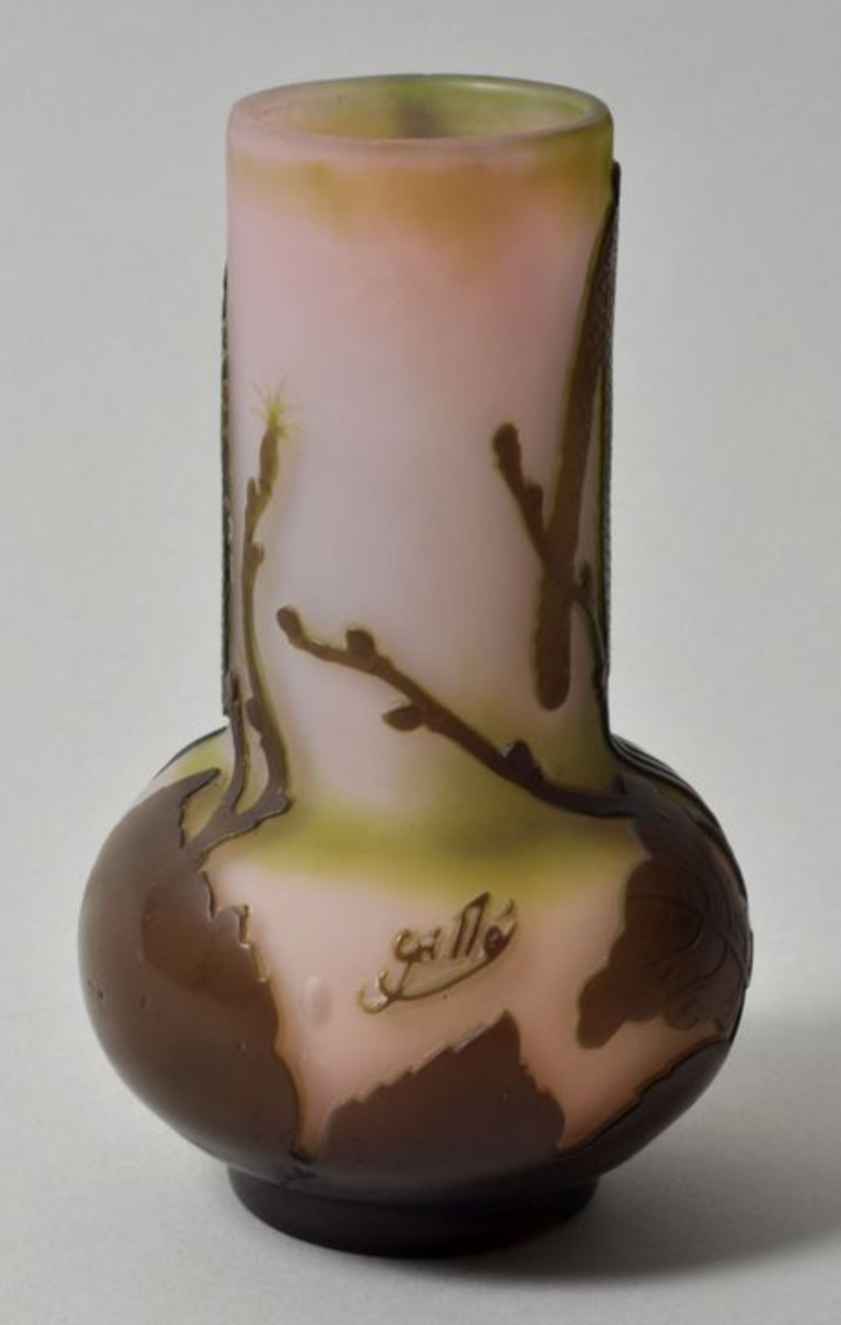 Kleine Vase, Nancy, Èmile Gallé, 1906/14<b - Image 2 of 2