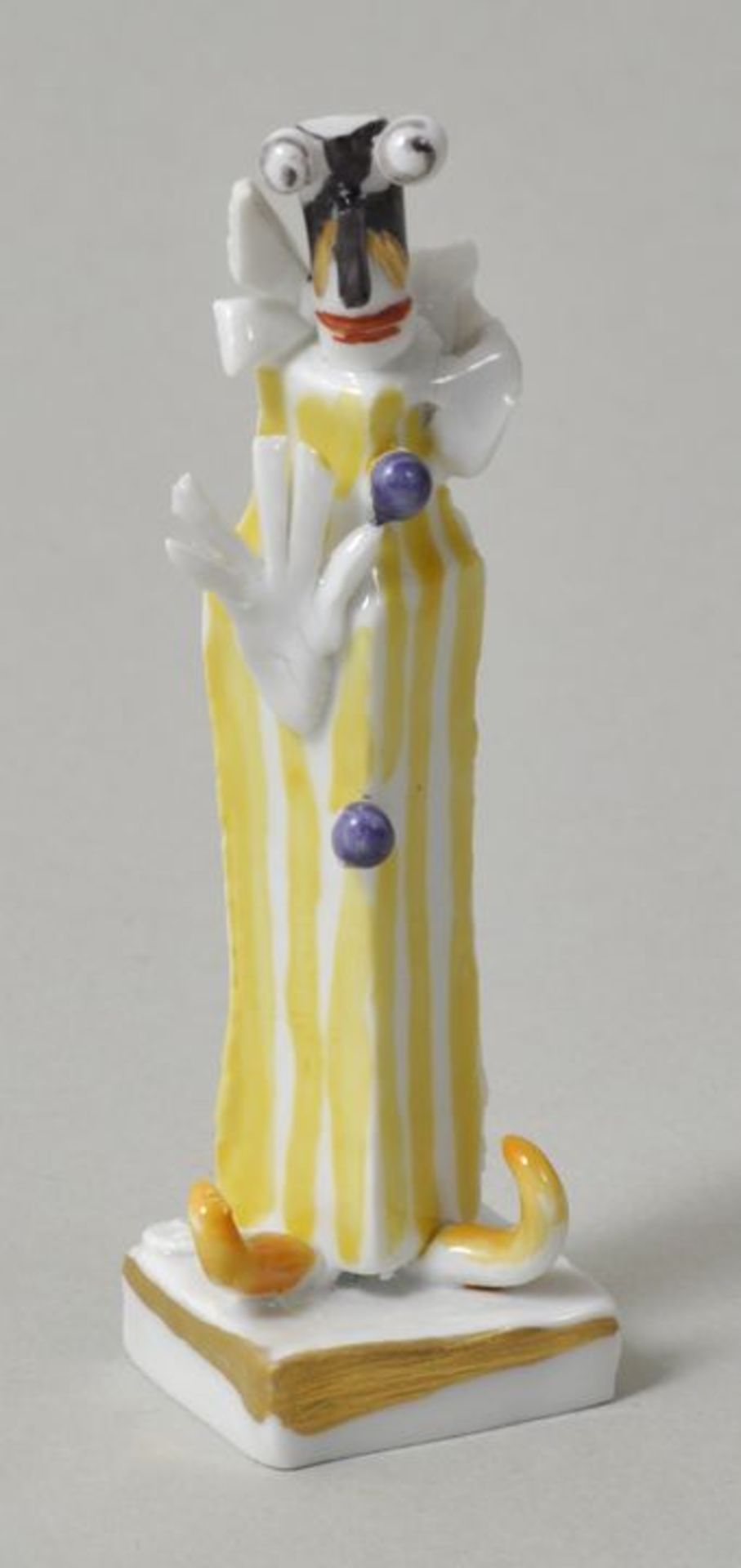 Clown mit Maskerade, Meissen, ca. 1980