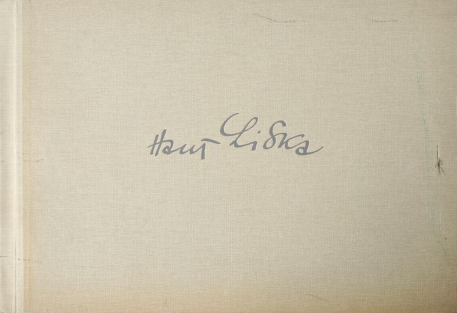 Liska, Hans: Kriegs-Skizzenbuch. Verlag Buhrbanck & Co Berlin 1944. 8°, unpag., (Farb-)<