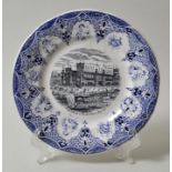 Teller "Sängerfest in Dresden 1865 ", Dresden, Villeroy & Boch, um 1865<