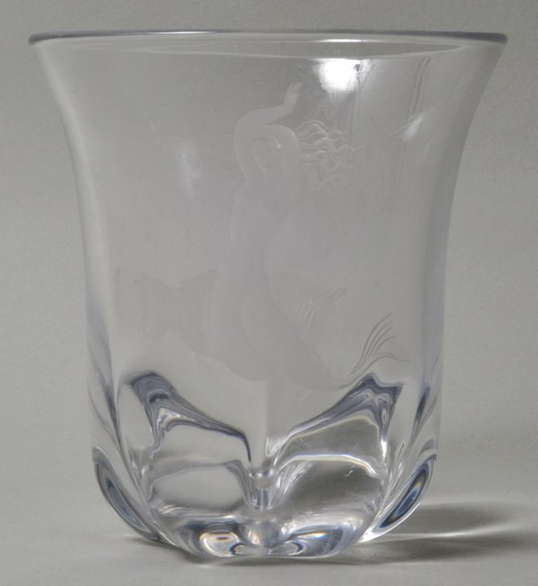 Vase, Vicke Lindstrand für Orrefors/ Schweden, ca. 1930<