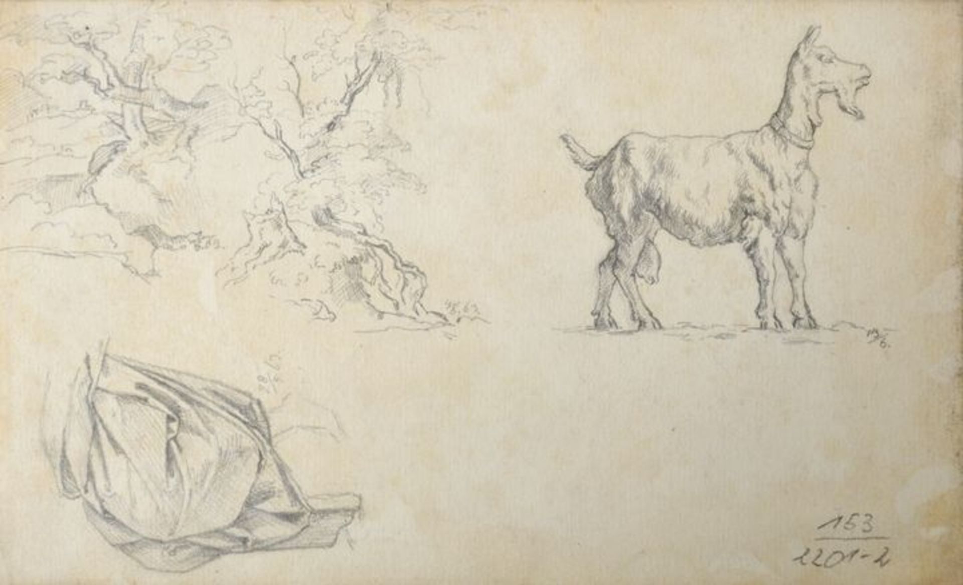 Unbekannter Zeichner, 1863 - Bild 2 aus 2