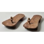 Paar Paduka-Sandalen, Indien, 19./ fr. 20. Jh.