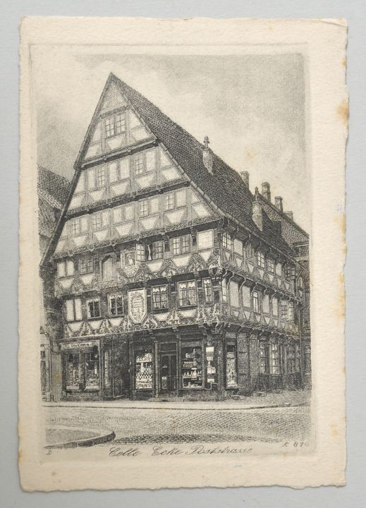 4 Ansichten-Postkarten der Stadt Celle (Niedersachsen), um 1905 - Bild 2 aus 4