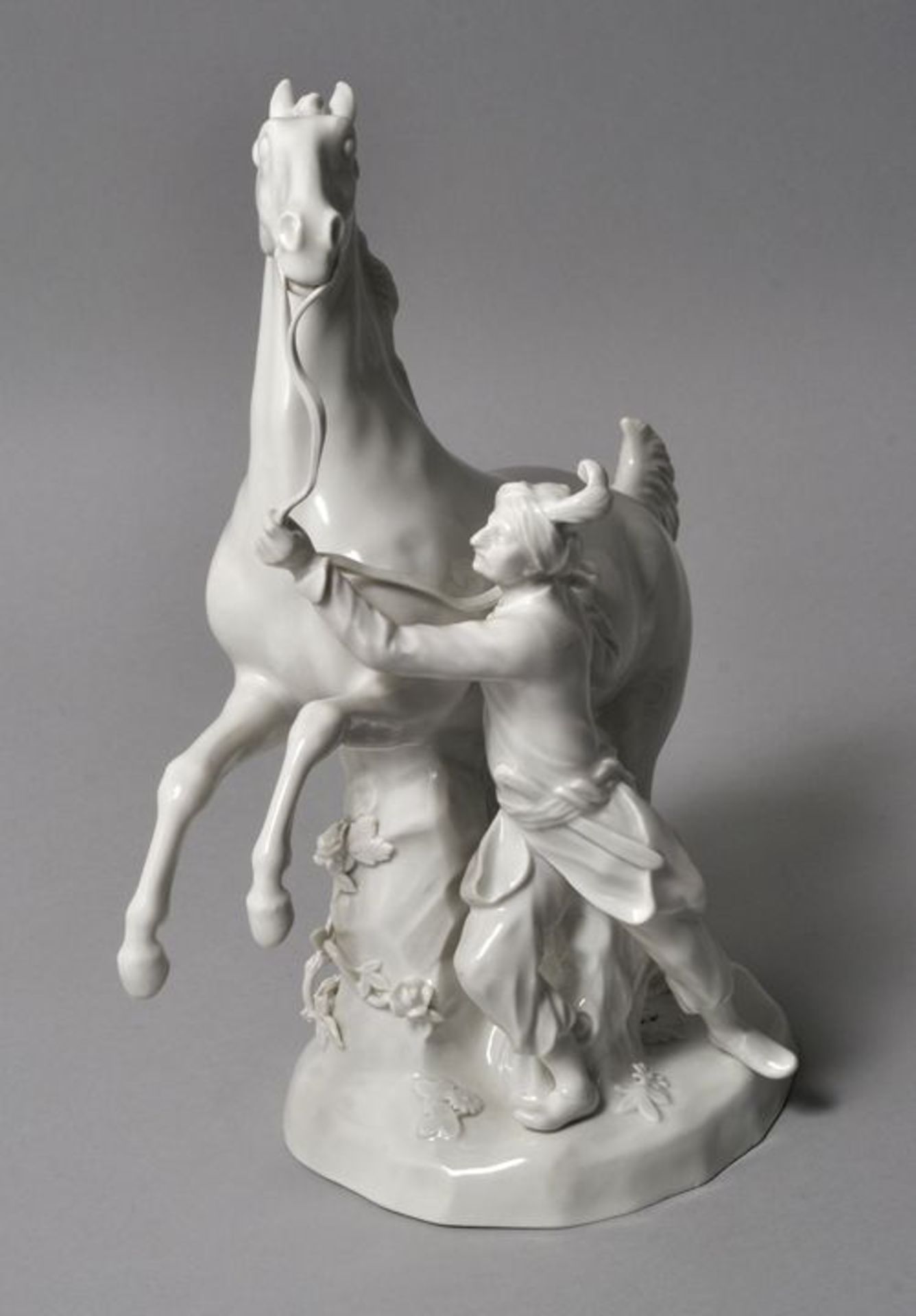 Porzellangruppe Türke mit Pferd, Meissen, ca. 1950