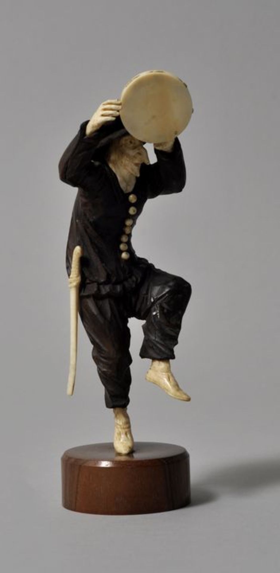 Figur aus der Commedia dell' arte, Süddeutschland, Ende 18./ 19. Jh.