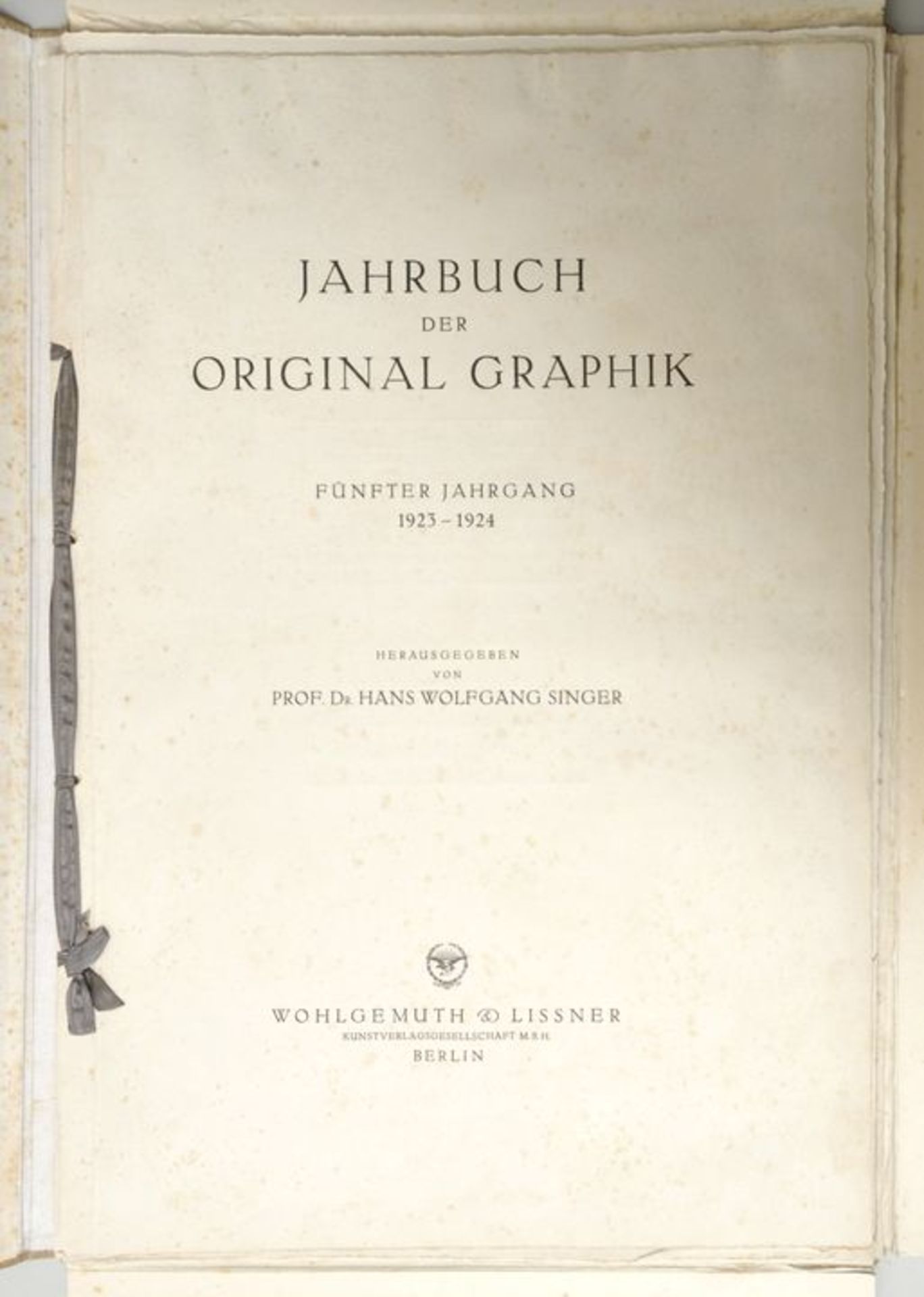 Jahrbuch der Original Graphik