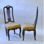 Paar Stühle um 1730
