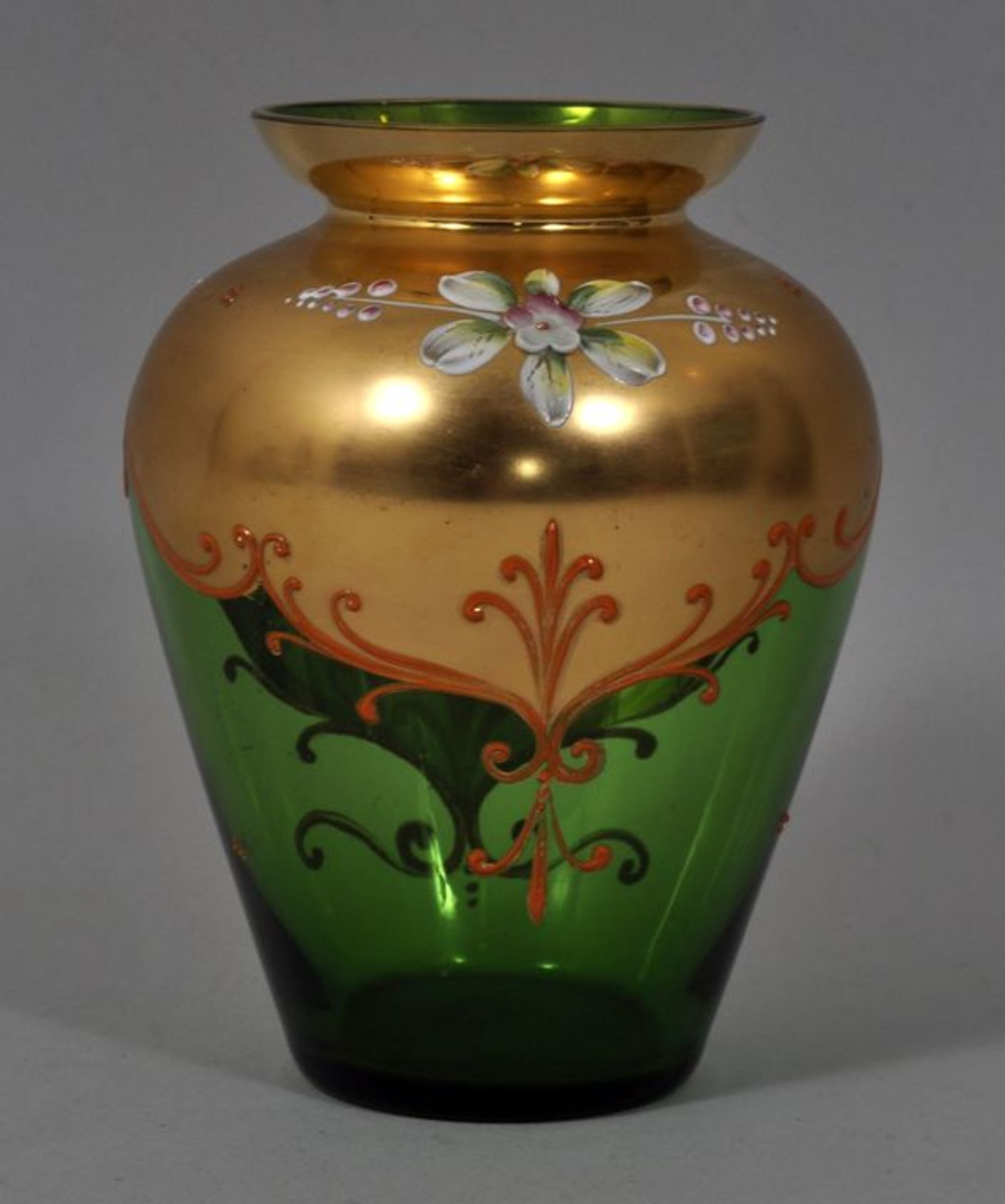 Kleine Vase, Böhmen, 20. Jh. - Bild 2 aus 2