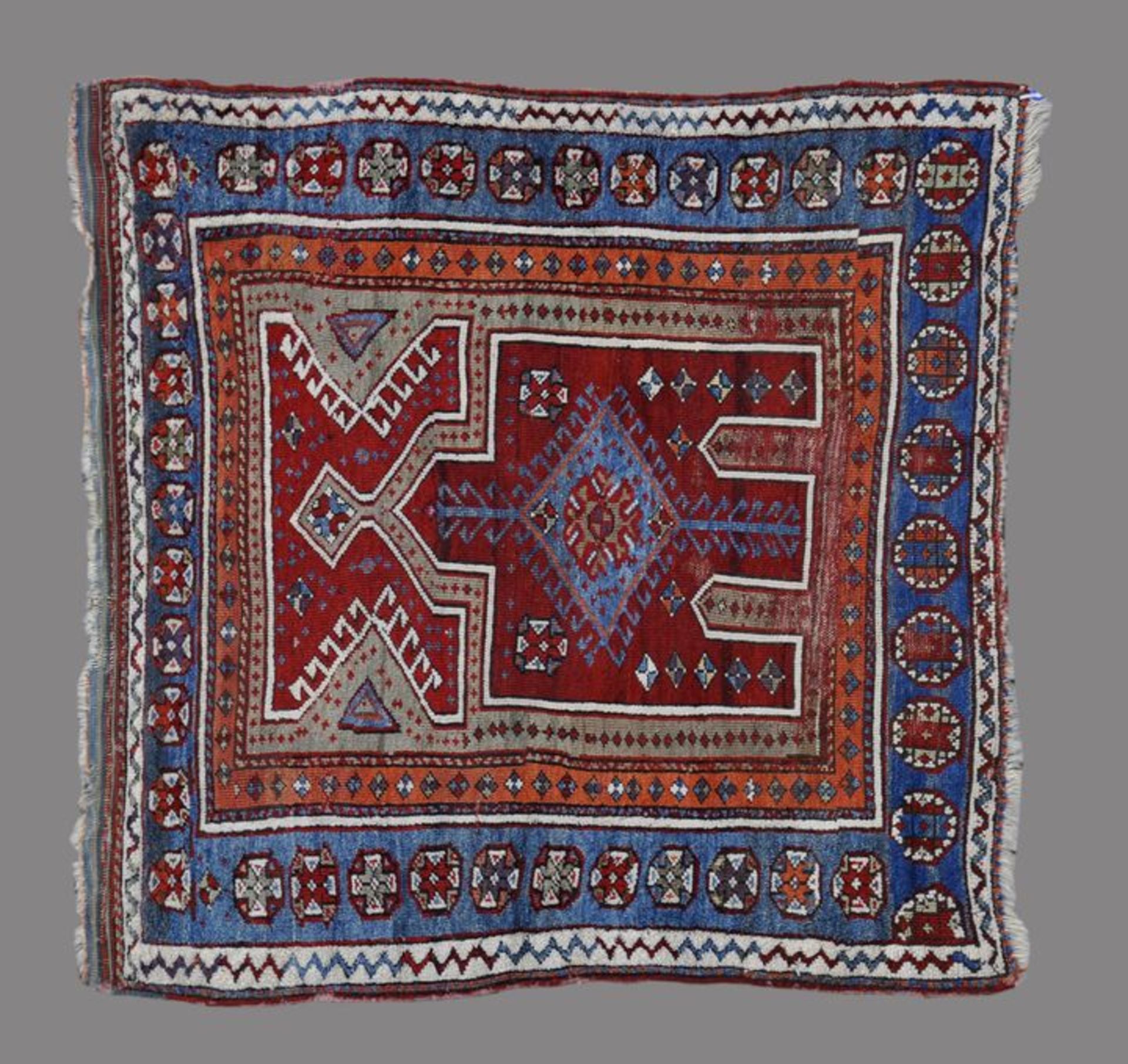 Antikes Teppichfragment (?)/ Gebetsnischenteppich/ Bauernteppich, Anatolien