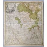 Karte von Westphalen, ca. 1752