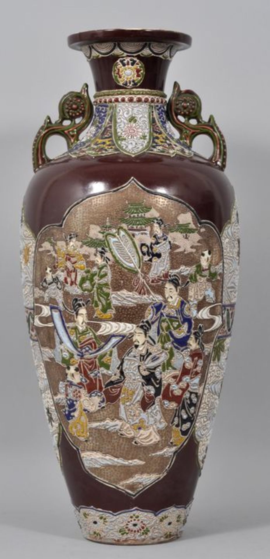 Große Vase, Japan, Meiji-Periode (1868-1912)