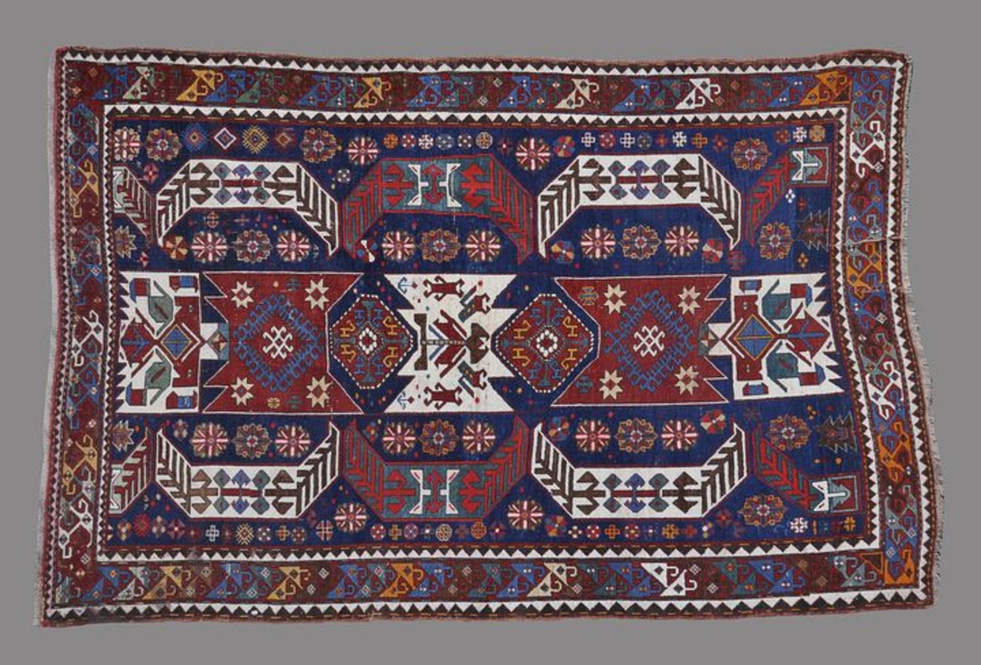 Antiker Teppich, Kaukasus (Kazak)