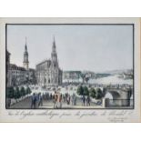 Ansicht der Katholischen Hofkirche zu Dresden, 1. Viertel 19. Jh