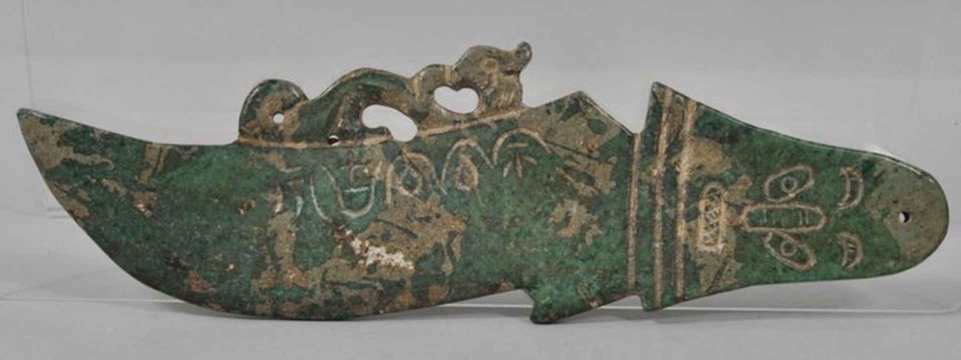 Jade-Messer, China, archaischer Stil