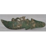 Jade-Messer, China, archaischer Stil