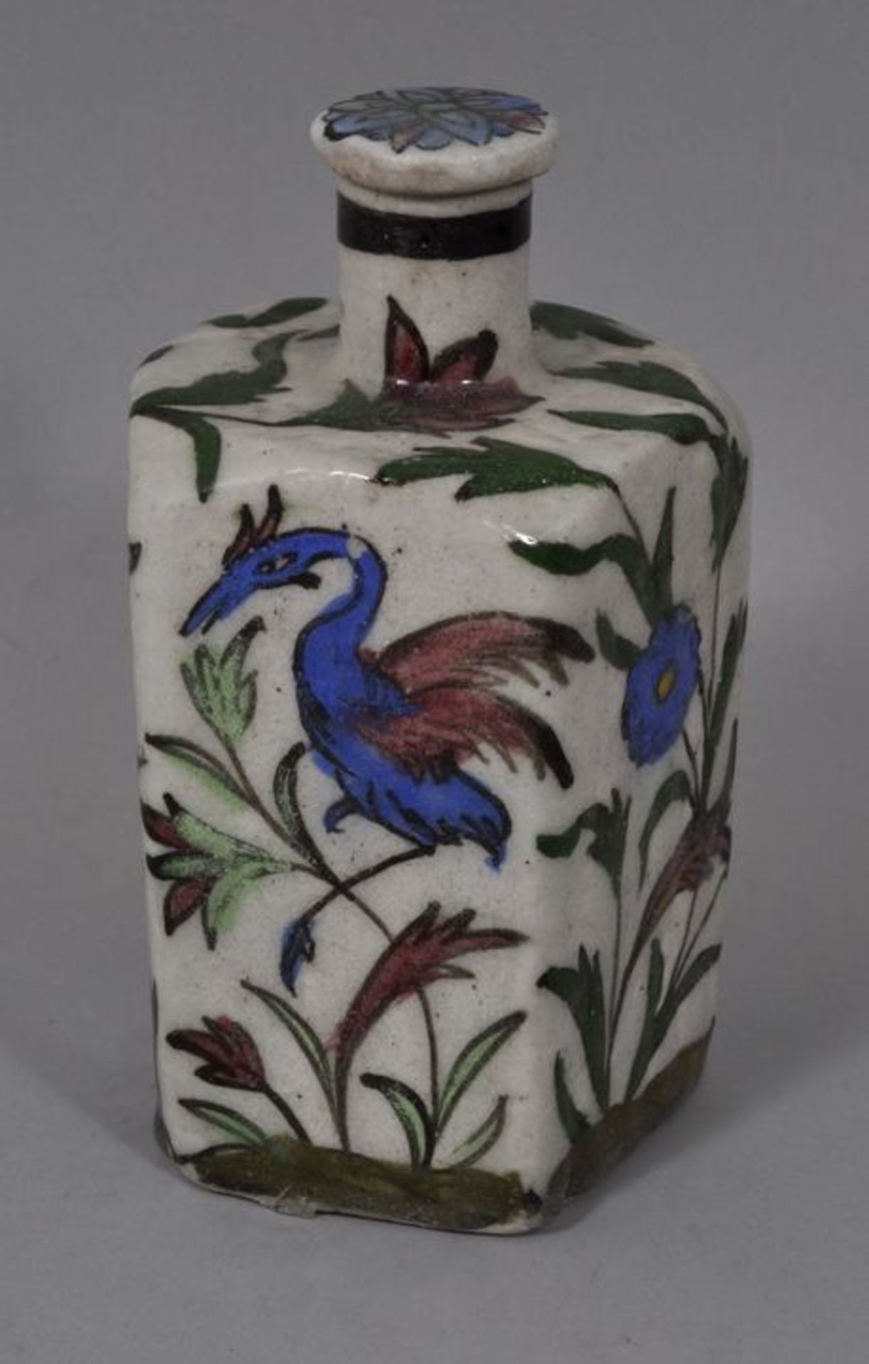 Flasche, Iznik-Keramik, Türkei, 20. Jh. - Bild 2 aus 3