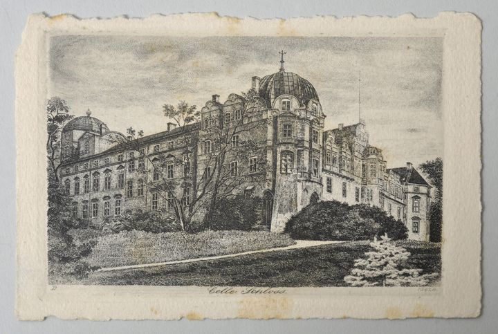 4 Ansichten-Postkarten der Stadt Celle (Niedersachsen), um 1905 - Image 4 of 4