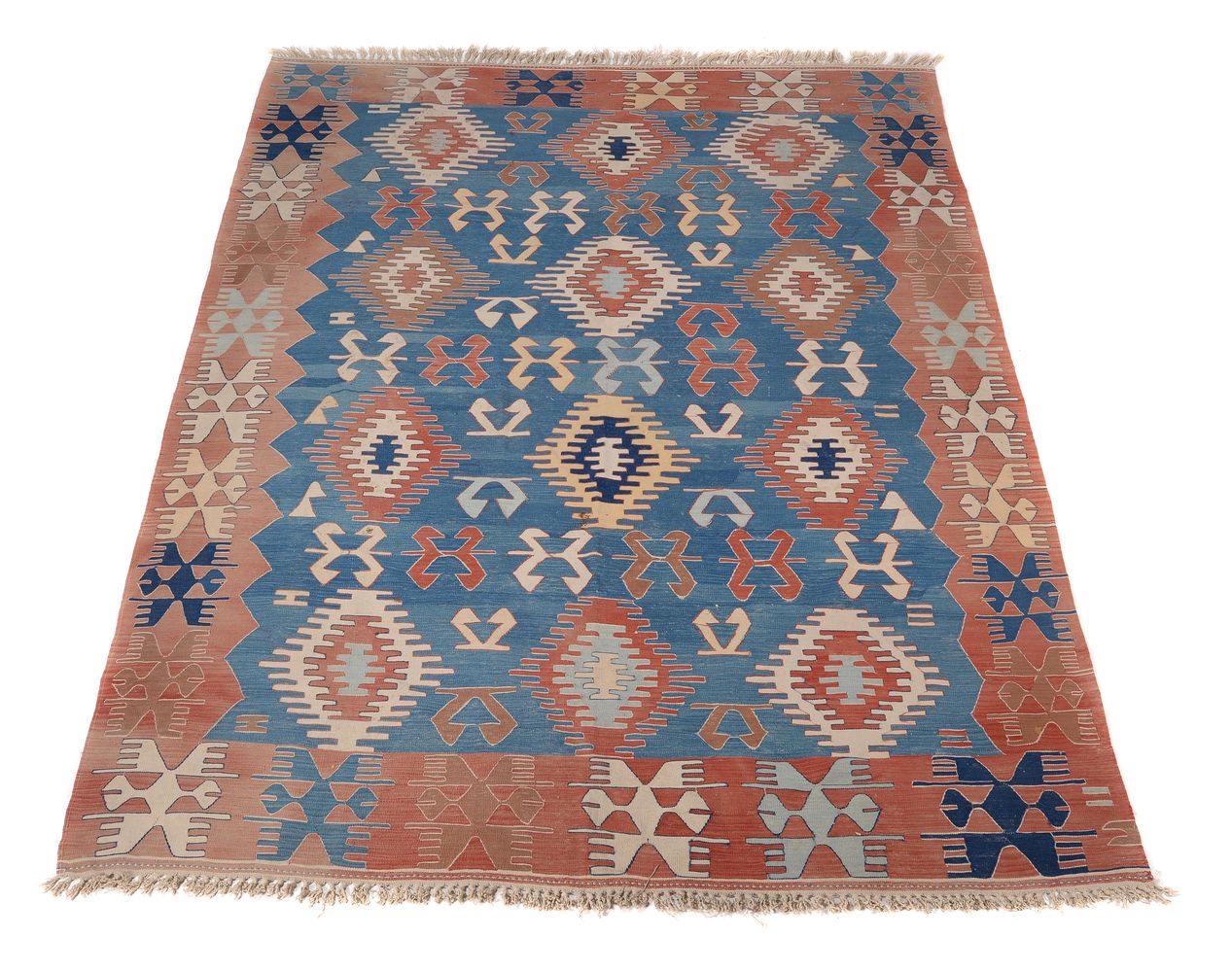 A Kilim rug or throw