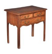 A George III mahogany side table