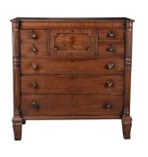 A Regency mahogany chest of drawers