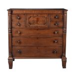 A Regency mahogany chest of drawers