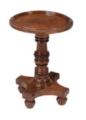 A William IV mahogany occasional table