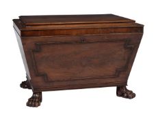 A Regency mahogany cellaret