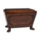 A Regency mahogany cellaret