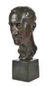 † Sir William Reid Dick KCVO RA, (1879 - 1961), a patinated bronze portrait bust of Major Freeman