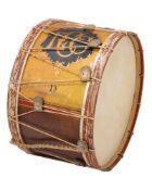 A Victorian military band drum